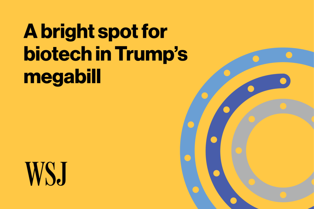 A bright spot for biotech in Trump’s megabill